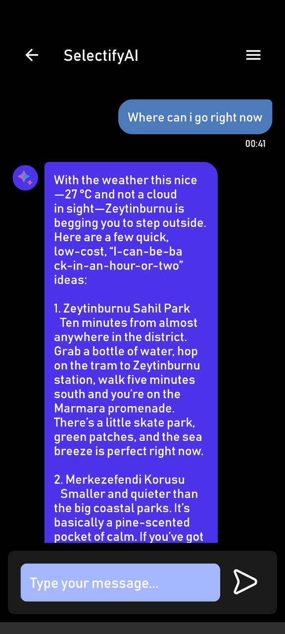 AI Chat Özelliği